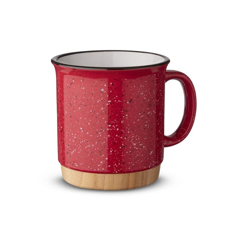 Custom 15 oz Campfire Mug With Bamboo Base - 4