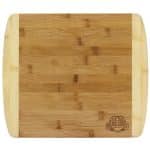 Custom 2-Tone Bamboo Bar Board - 13"