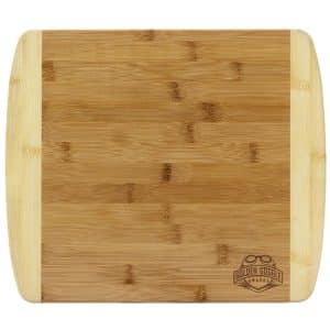 Custom 2-Tone Bamboo Bar Board - 13"