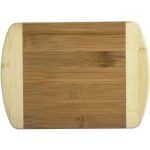 Custom 2-Tone Bamboo Bar Board - 8" - 1