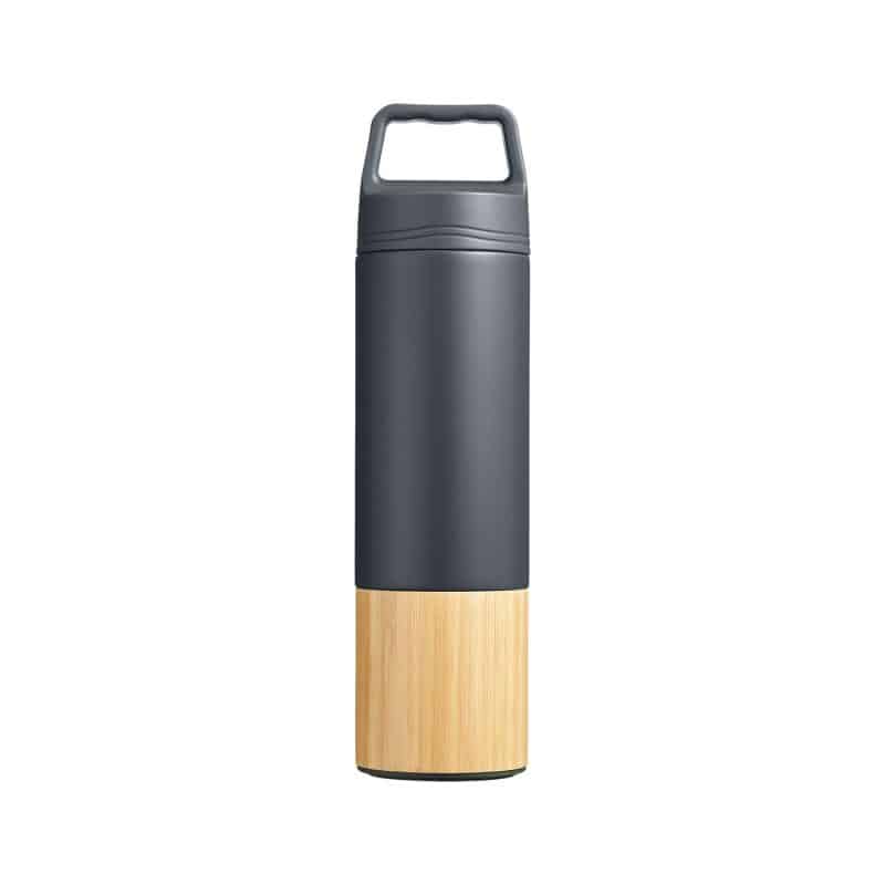 Custom 20 oz Tao Bamboo Vacuum Insulated Stainless Steel Bottle - 1