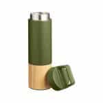 Custom 20 oz Tao Bamboo Vacuum Insulated Stainless Steel Bottle - 6