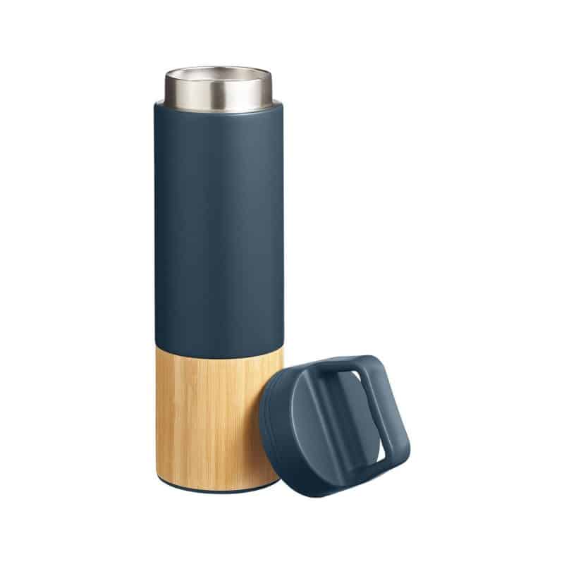 Custom 20 oz Tao Bamboo Vacuum Insulated Stainless Steel Bottle - 9