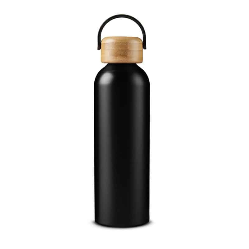 Custom 24 oz Vigor Aluminum Bottle With Bamboo Lid - 1
