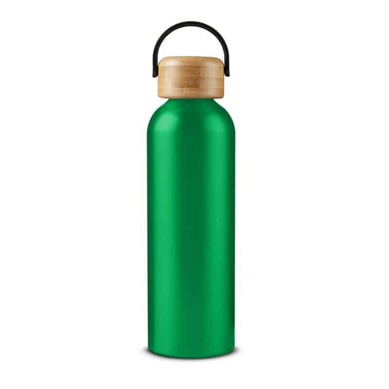 Custom 24 oz Vigor Aluminum Bottle With Bamboo Lid - 3