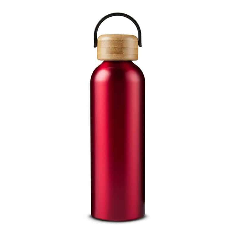 Custom 24 oz Vigor Aluminum Bottle With Bamboo Lid - 5
