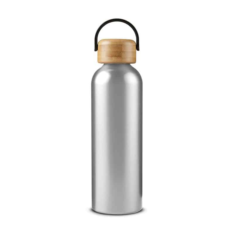Custom 24 oz Vigor Aluminum Bottle With Bamboo Lid - 6