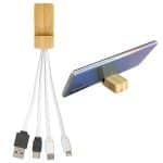 Custom 3" 1 Duo Bamboo Stand Cable - 1
