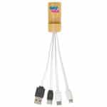 Custom 3" 1 Duo Bamboo Stand Cable - 3