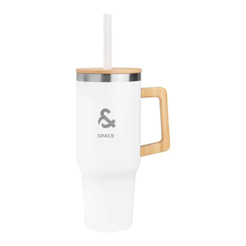 Custom 40 Oz. Carolina Intrepid Recycled Stainless Steel Tumbler - 7