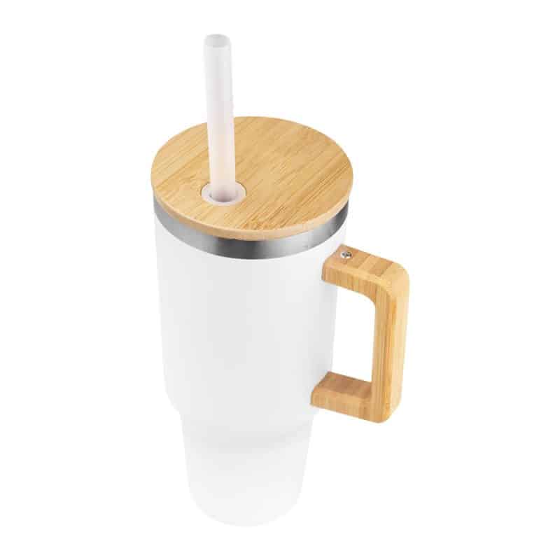 Custom 40 Oz. Carolina Intrepid Recycled Stainless Steel Tumbler - 8