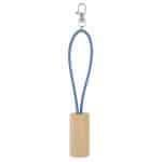 Custom Bamboo Concealer Cable Key Tag - 5