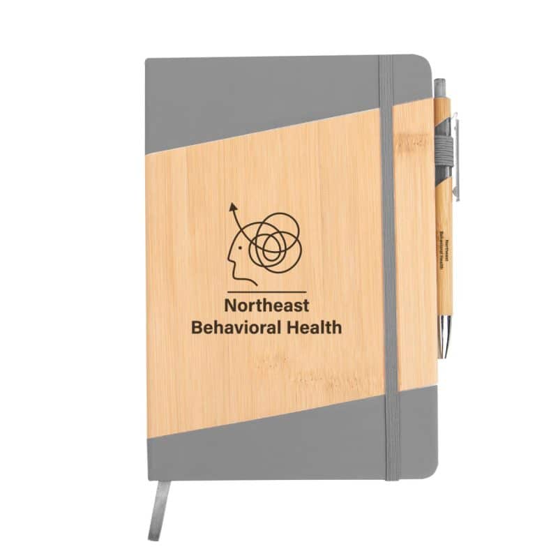 Custom Bamboo Journal With Pen - 4