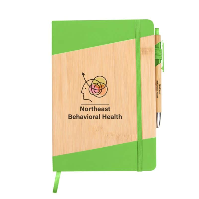 Custom Bamboo Journal With Pen - 9