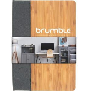 Custom Bamboo Journal w/Full Color GraphicWrap (5.5"x8.25)