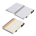 Custom Camber Spiral Notebook with Colorful Sticky Notes & Pen - 2