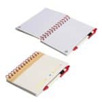 Custom Camber Spiral Notebook with Colorful Sticky Notes & Pen - 6
