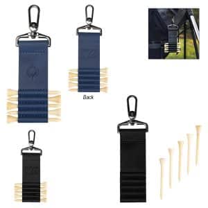 Custom Cutter & Buck® Bamboo Recycled Golf Tee Set Keychain