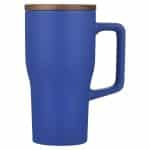 Custom Element 18 oz Ceramic Mug w/ Wood Lid - 5