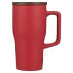 Custom Element 18 oz Ceramic Mug w/ Wood Lid - 9
