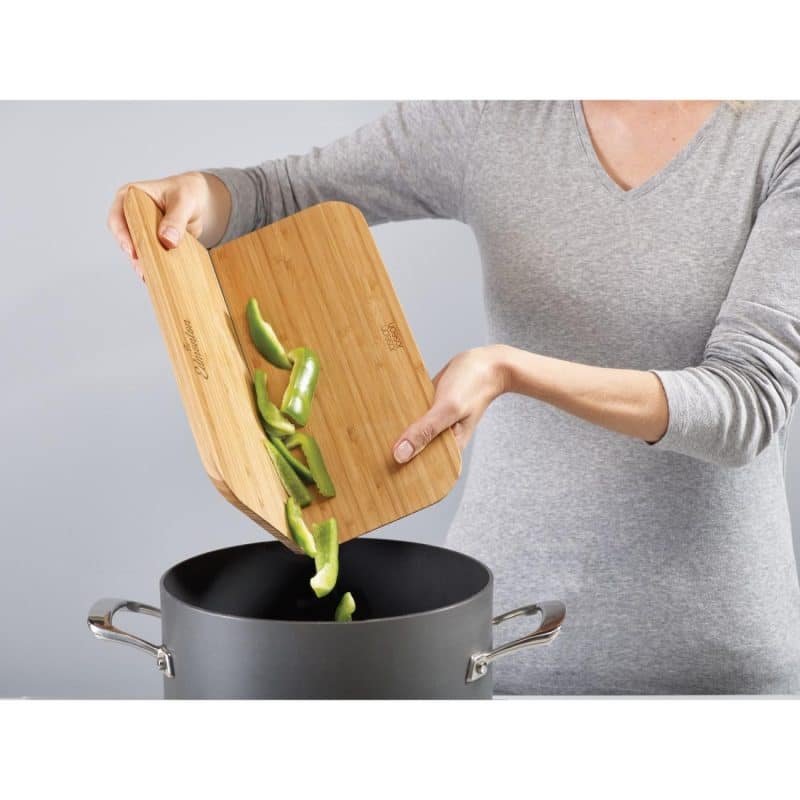 Custom Joseph Joseph Chop2Pot Bamboo Fold Cut Board - 1
