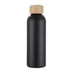 Custom Lexi 17 oz Eco-Friendly Vacuum Stainless Steel Bottle w/ Bamboo Lid - 3