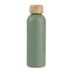 Custom Lexi 17 oz Eco-Friendly Vacuum Stainless Steel Bottle w/ Bamboo Lid - 7