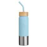 Custom Playa 24 oz Stainless Steel Tumbler With Bamboo Lid - 4