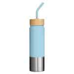 Custom Playa 24 oz Stainless Steel Tumbler With Bamboo Lid - 5