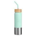 Custom Playa 24 oz Stainless Steel Tumbler With Bamboo Lid - 7