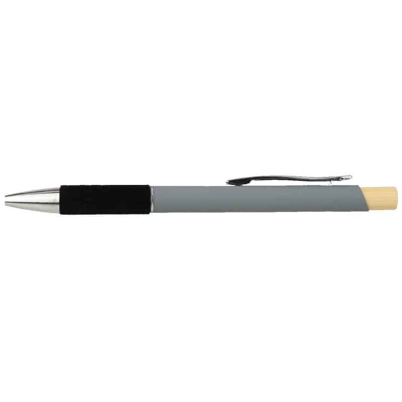 Custom Recycled Aluminum Pen Featuring a Velvet Grip - 1