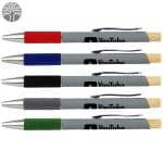 Custom Recycled Aluminum Pen Featuring a Velvet Grip
