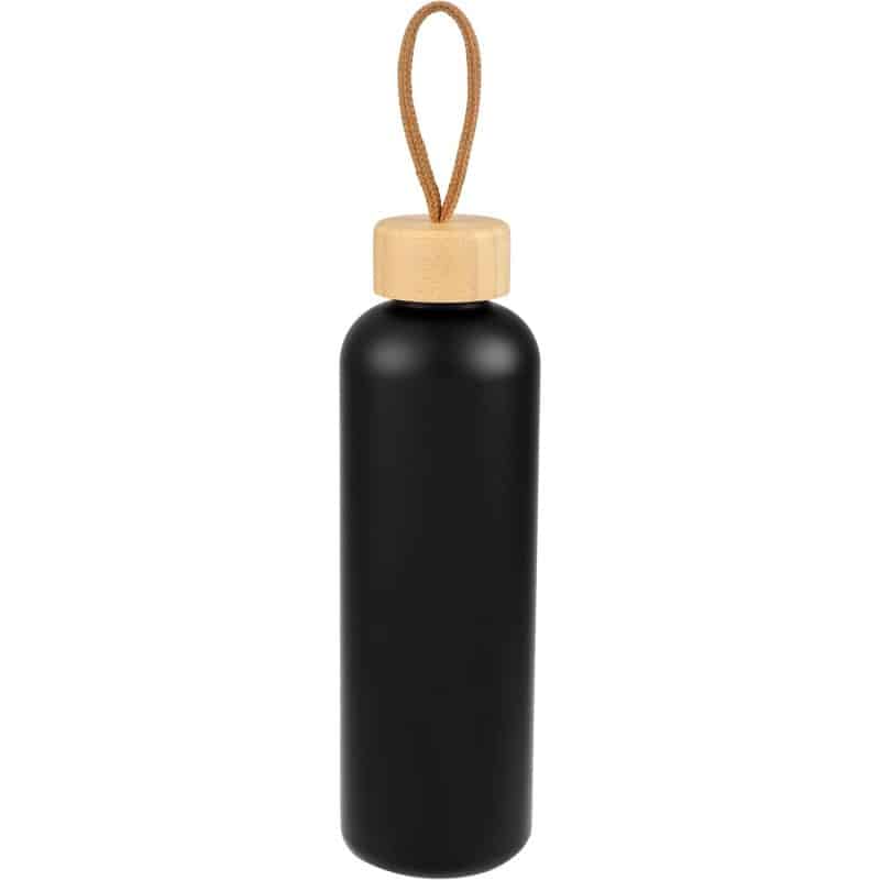 Custom Tania Recycled Bottle w/ FSC® Bamboo Lid 26oz - 3