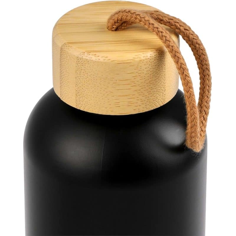 Custom Tania Recycled Bottle w/ FSC® Bamboo Lid 26oz - 7