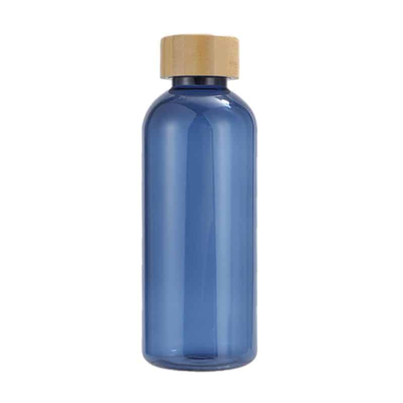 Custom Vida 22 oz RPET Reusable Sports Bottle w/ Bamboo Lid - 5