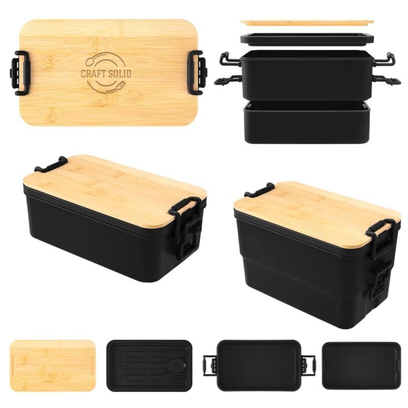 Custom Mega Bites Stackable Bento Box - 3