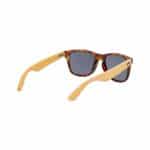Custom CapeShades Recycled Bamboo Sunglasses Tortoise Frame - Black - 2