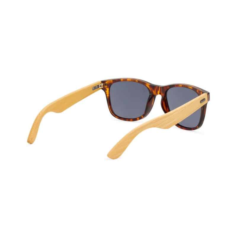 Custom CapeShades Recycled Bamboo Sunglasses Tortoise Frame - Black - 2