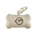 Custom Eco-Friendly Bone Shaped Pet Bag Dispenser with Compostable Bags - Full-Color Imprint