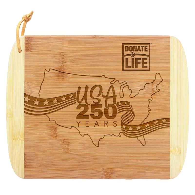 Custom Limited Edition USA 250 Years 11" Two-Tone Cutting Board UV - 1