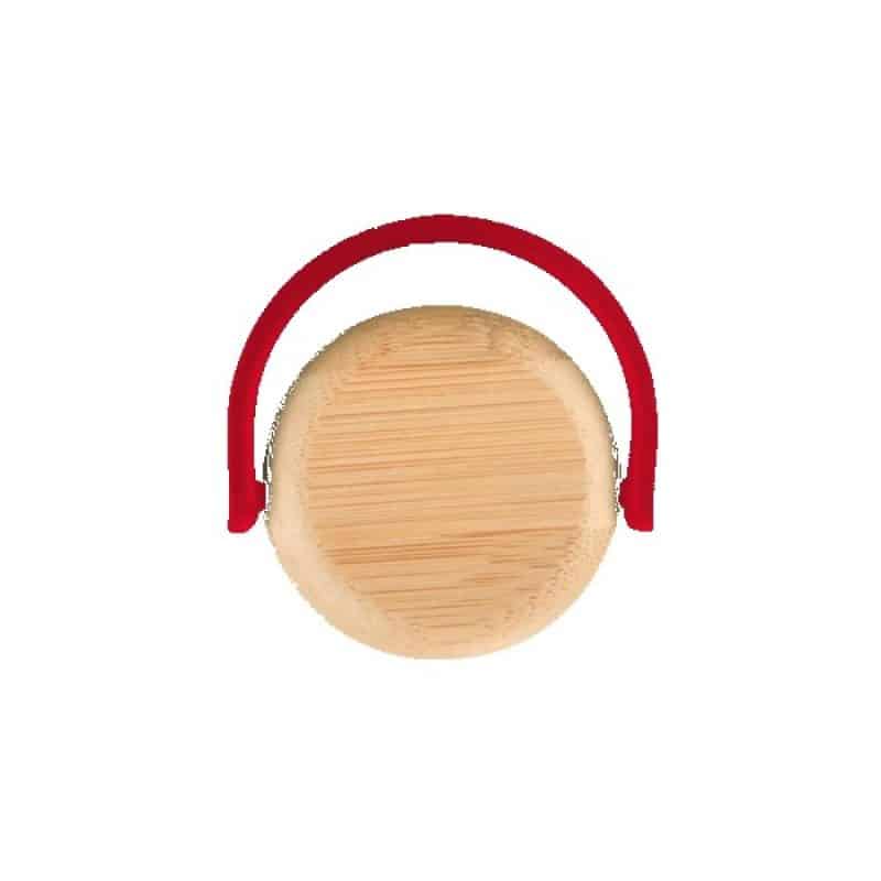 Custom Rawlins 21oz Glass Bottle w Bamboo Lid - 8