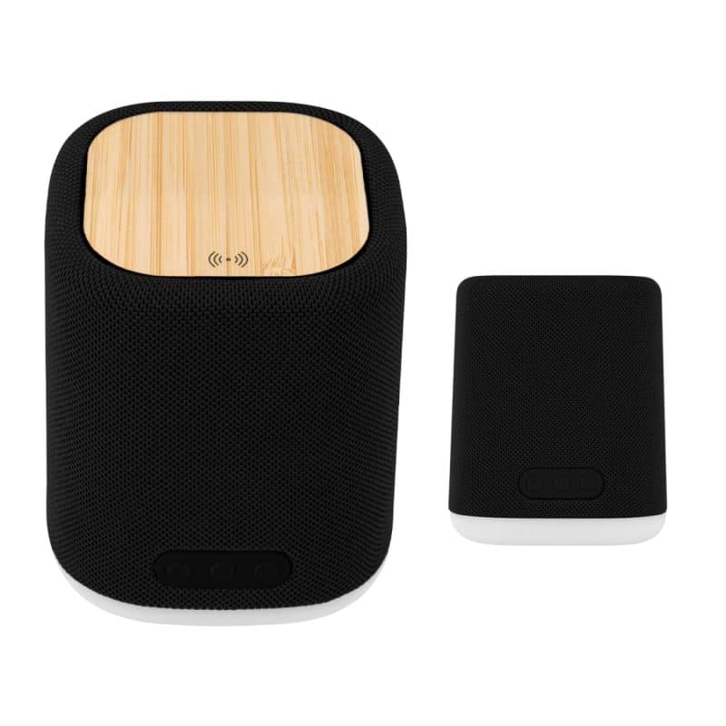 Custom Recycled Light Up Speaker & Wireless Charger - 1