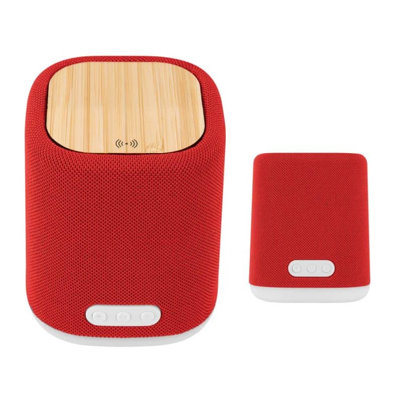 Custom Recycled Light Up Speaker & Wireless Charger - 7