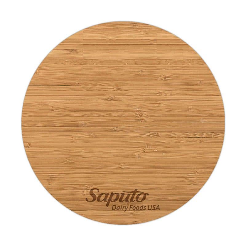 Custom Round Bamboo Cutting Board - 1