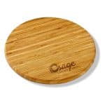 Custom Round Bamboo Cutting Board