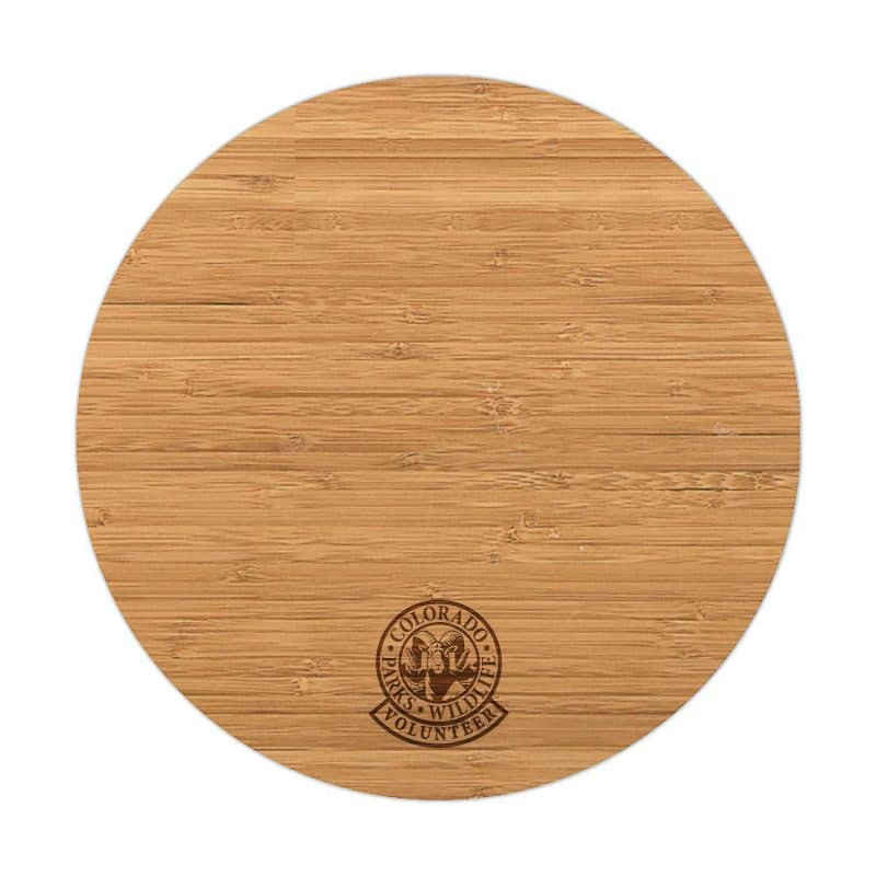 Custom Round Bamboo Cutting Board - 2