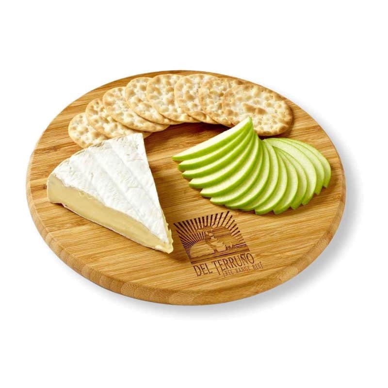 Custom Round Bamboo Cutting Board - 3