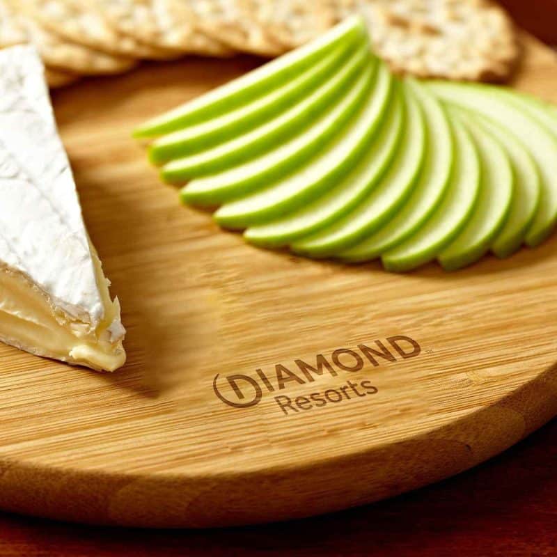Custom Round Bamboo Cutting Board - 4