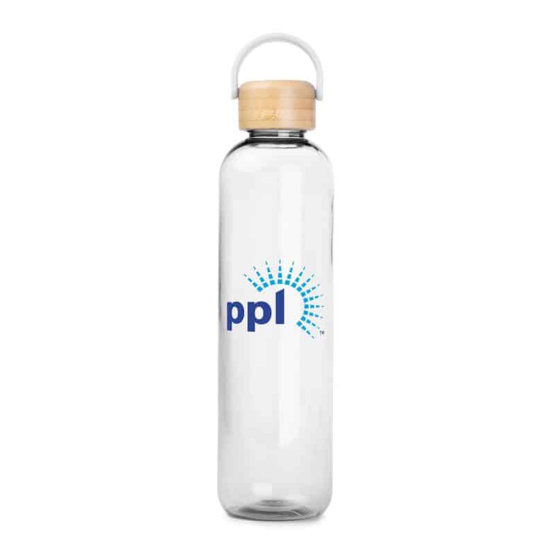 Custom 34 Oz. BambooHydrate Bottle w/Handle Lid - 3