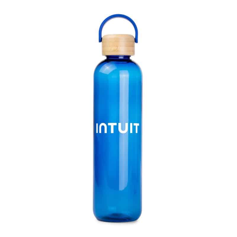 Custom 34 Oz. BambooHydrate Bottle w/Handle Lid - 4